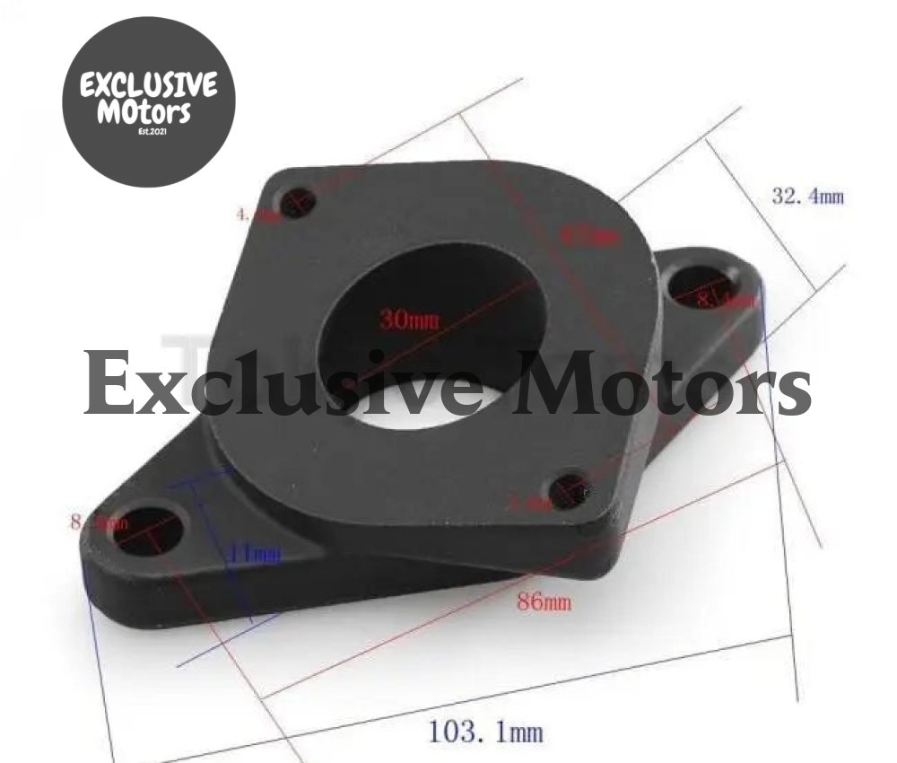 Nissan R32 Skyline Bov Blow Off Valve Flange Adapter Billet Aluminum Fits Gr*Ddy Fv/Rs/Rz/S Flanges - Tokyo Tom's