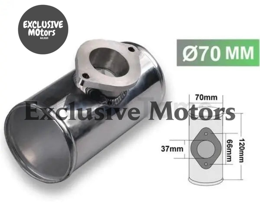 70MM 2.75"  ALUMINUM TURBO PIPE  / PIPING FLANGE ADAPTOR FOR GR**DY RS / S TYPE BOV TK-BOV02FP70 - Tokyo Tom's