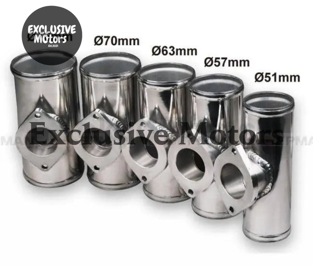 70MM 2.75"  ALUMINUM TURBO PIPE  / PIPING FLANGE ADAPTOR FOR GR**DY RS / S TYPE BOV TK-BOV02FP70 - Tokyo Tom's