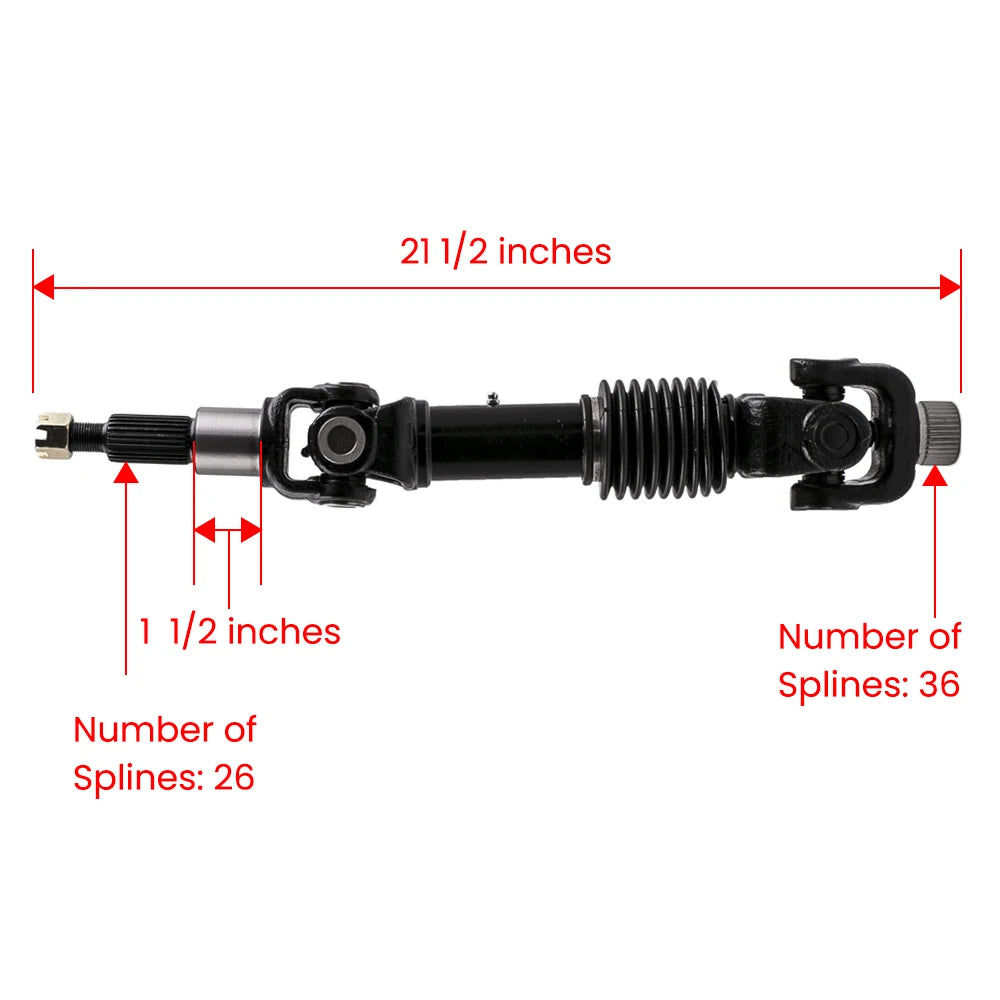 maxpeedingrods 1pc Rear U Joint Axle Left/Right Fit for Polaris Sportsman 500 1996 4x4