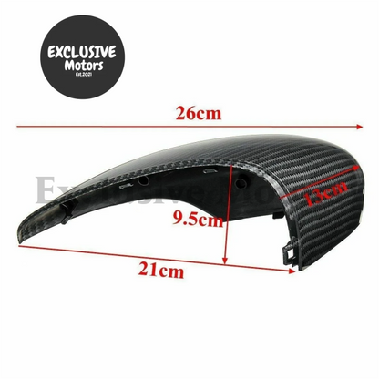 Rearview Mirror Cover for Ford Fiesta MK7 (2008-2019) - Carbon Fiber Look