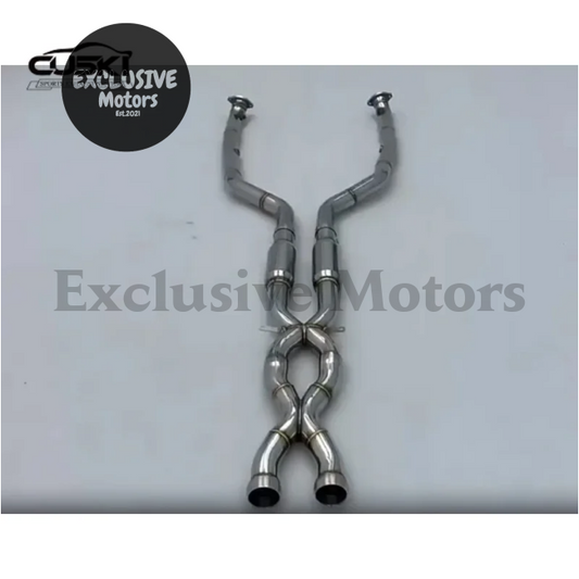 High Performance Exhaust Pipes branch downpipe  For BMW M3 E90/E92/E93 V8 4.0L quality Stainless Steel car Exhaust Modification