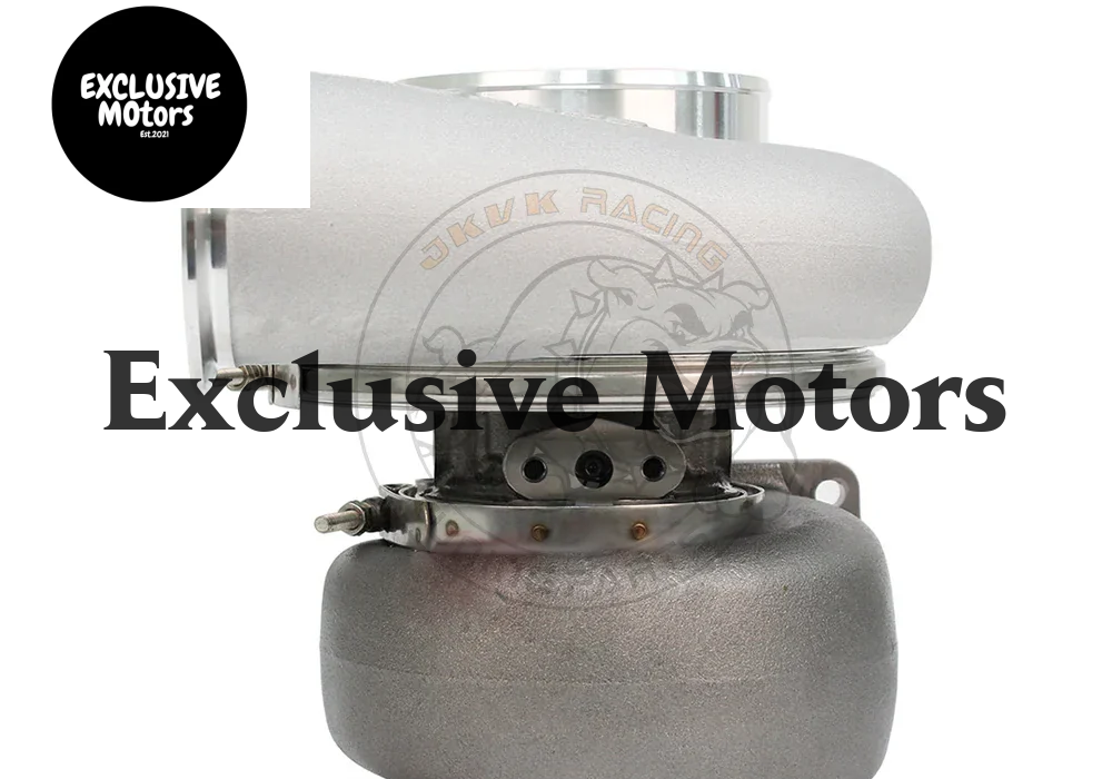 JKVK Racing G45-1125 Dual Ceramic Ball Bearing Turbocharger 67/102mm Comp. Wheel T4 1.01/1.15/1.28/1.44V-Band Housing 600-1125HP