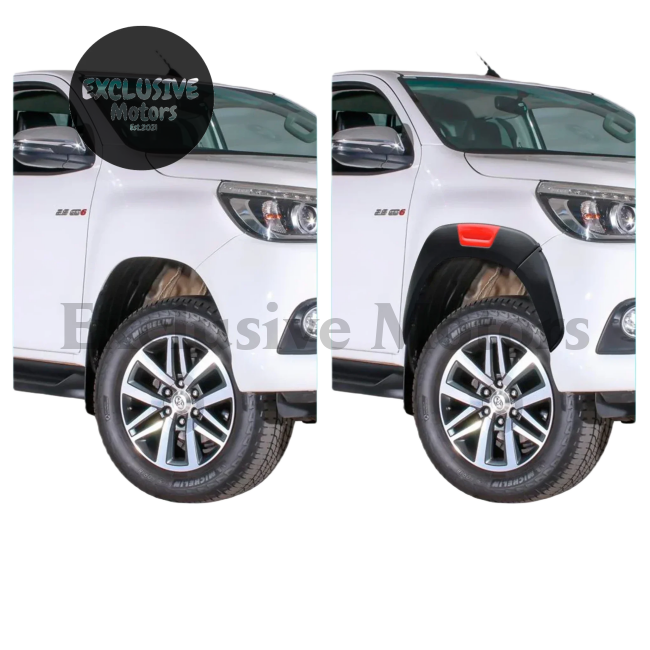 6" Fender Flares Wheel Arch Mudguards for Toyota Hilux (2015-2023)