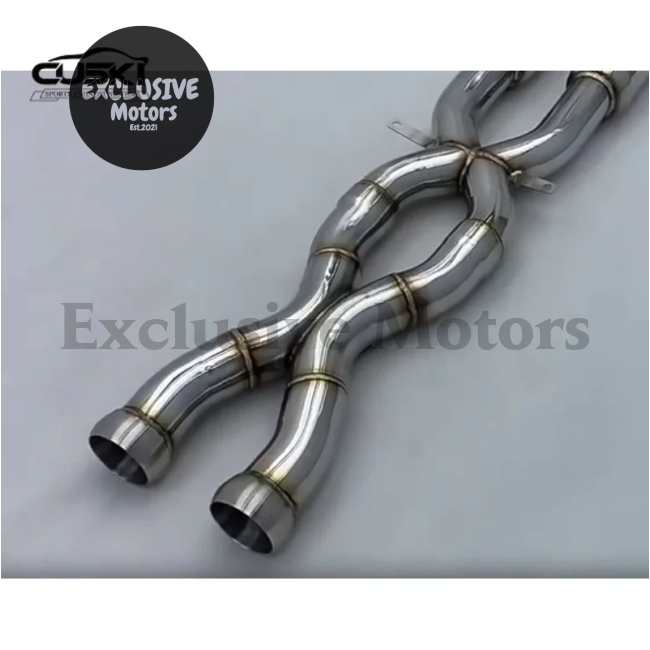 High Performance Exhaust Pipes branch downpipe  For BMW M3 E90/E92/E93 V8 4.0L quality Stainless Steel car Exhaust Modification
