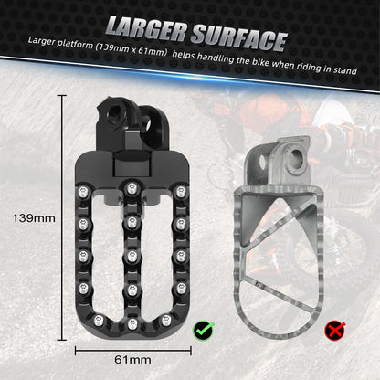 For KTM 790 890 ADVENTURE /R 2019-2024 20mm Lower Footrest Foot Pegs For 690 Enduro R SMC R 1050 1090 1190 1290 Adventure R S T