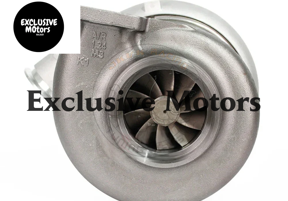 JKVK Racing GTX5533R Dual Ceramic Ball Bearing 98mm Turbocharger 1.22/1.41 D-Vband T6 Divided 1.24 Vband Up To 2500HP