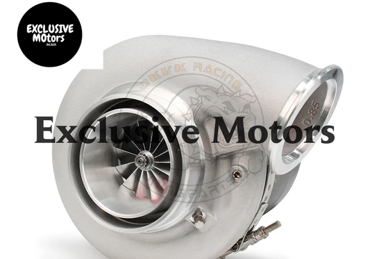 JKVK Racing G45-1125 Dual Ceramic Ball Bearing Turbocharger 67/102mm Comp. Wheel T4 1.01/1.15/1.28/1.44V-Band Housing 600-1125HP