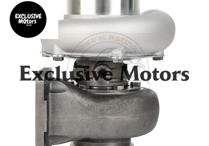 JKVK Racing Reverse Rotation Gen2 Gtx3582r Dual Ceramic Ball Bearing Billet Wheel Turbo T4 0.82 Vband 450-850HP