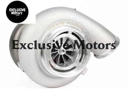 JKVK Racing GTX5533R Dual Ceramic Ball Bearing 98mm Turbocharger 1.22/1.41 D-Vband T6 Divided 1.24 Vband Up To 2500HP