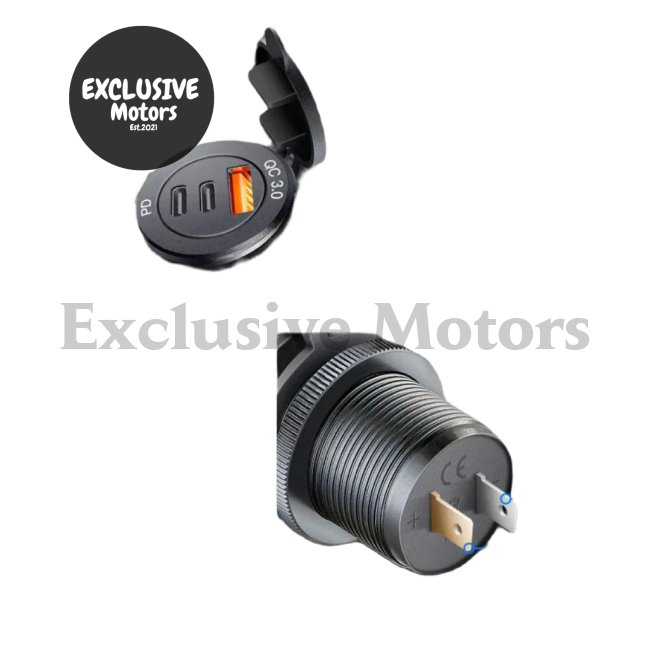 USB Socket Car Charger with Quick Charge