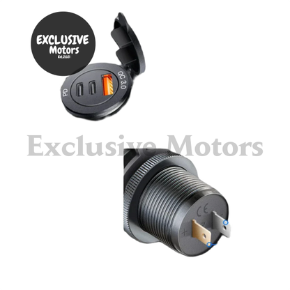 USB Socket Car Charger with Quick Charge
