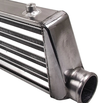 Maxpeedingrods  21''x 7''x 2.5'' Universal Tube & Fin Intercooler & 2.5" Pipe Hose Tube Kit & Type-S Blow Off Valve BOV