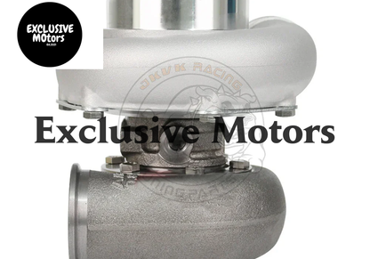 JKVK Racing Gen II GTX3584RS Reverse Rotation Dual Ceramic Ball Bearing Flank Milled Wheel Turbo .83/1.01 D-Vband 550-950HP