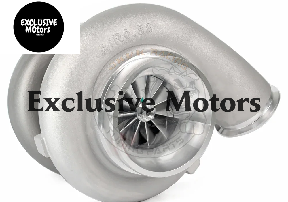 JKVK Racing GTX5533R Dual Ceramic Ball Bearing 98mm Turbocharger 1.22/1.41 D-Vband T6 Divided 1.24 Vband Up To 2500HP