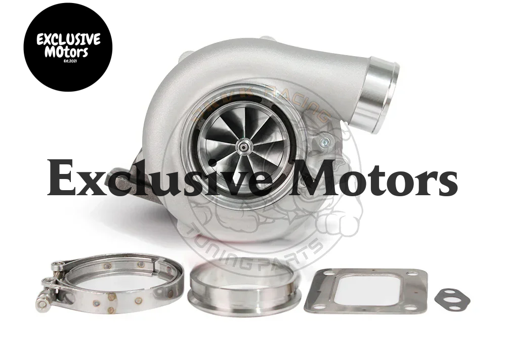 JKVK Racing G35-1050 Ceramic Dual Ball Bearing Billet Wheel Turbocharger T3/T4.82/0.83/1.01/1.21 A/R 700-1050HP