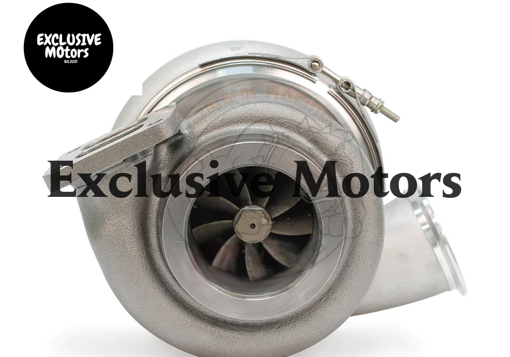 JKVK Racing G45-1125 Dual Ceramic Ball Bearing Turbocharger 67/102mm Comp. Wheel T4 1.01/1.15/1.28/1.44V-Band Housing 600-1125HP