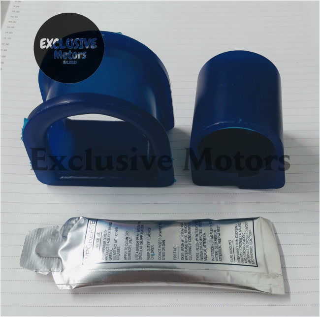 Ford Escort MK1 and MK2 rack mounting bushes Poly Blue