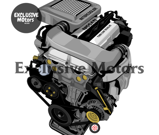 SR20DET ENGINE CARFRESH AIR FRESHNER