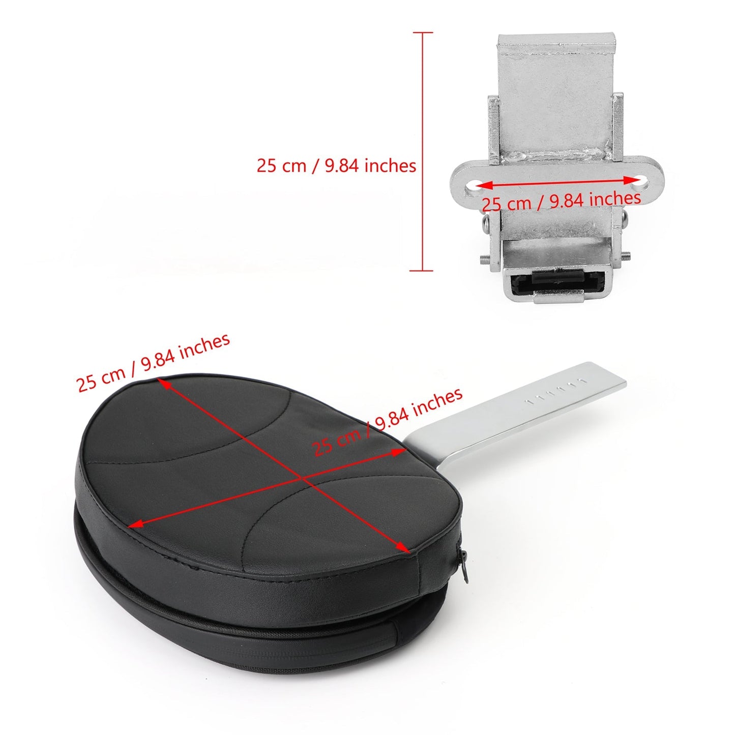 Driver Backrest For Victory High Ball Dyna Softail Touring 10-19 Generic