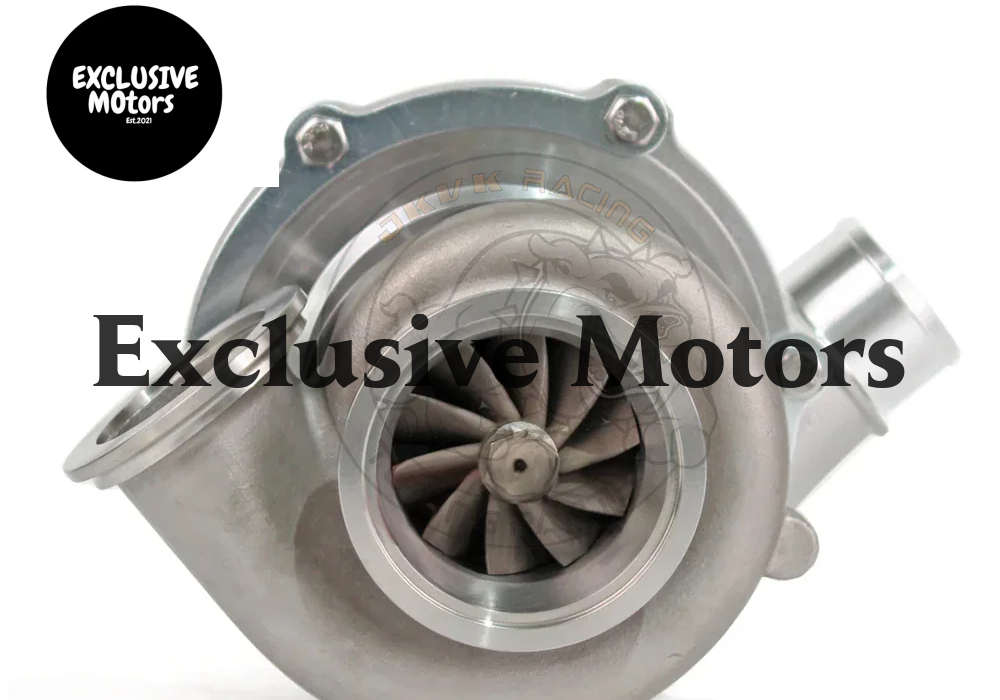 JKVK Racing Gen2 GTX3576R 0.82A/R Dual Ceramic Ball Bearing Billet Turbo Dual Vband 0.82 Stainless Steel 400-750HP