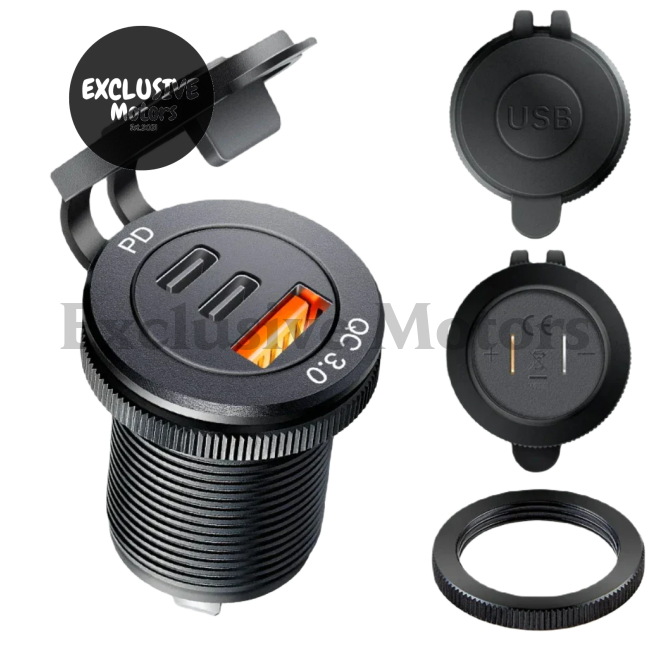 USB Socket Car Charger with Quick Charge