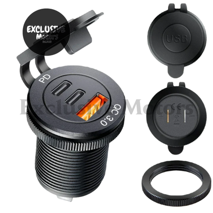 USB Socket Car Charger with Quick Charge