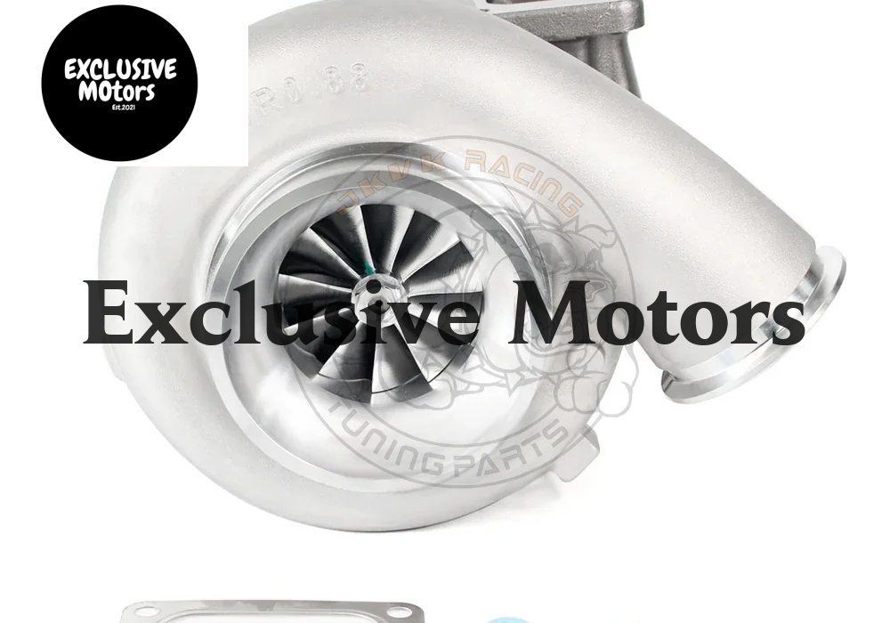 JKVK Racing GTX5533R Dual Ceramic Ball Bearing 98mm Turbocharger 1.22/1.41 D-Vband T6 Divided 1.24 Vband Up To 2500HP