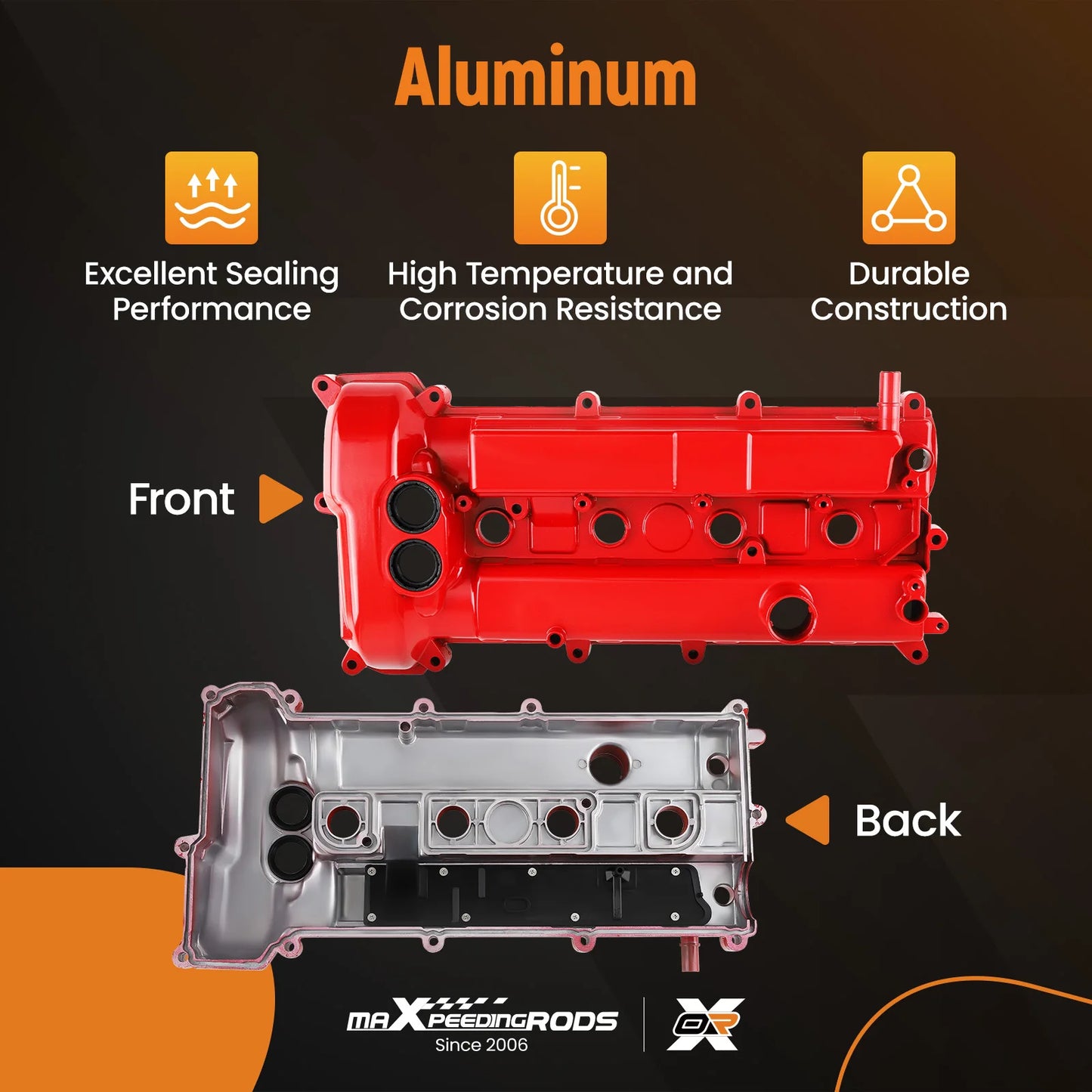 Upgraded Aluminum Valve Cover Set for Ford Focus 2.0L Naturally Aspirated  2012-2014  CM5Z6582E