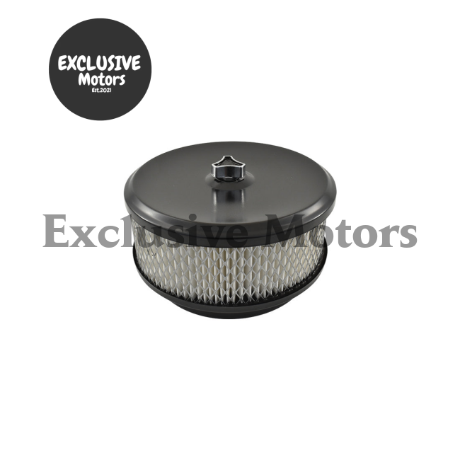 6-3/8" x 3" Air Cleaner Kit Black for Holley Edelbrock (1957-1986)