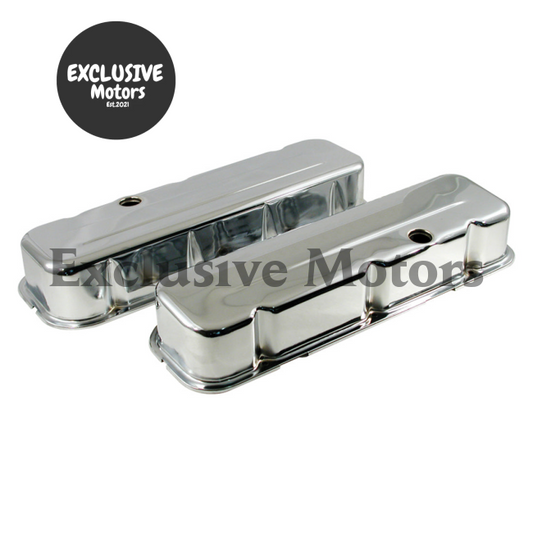 Big Block Tall Chrome Valve Covers for Chevrolet (1965-1990)