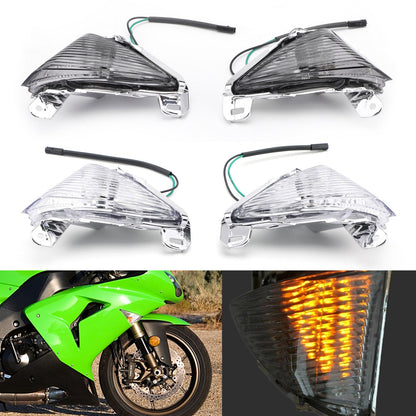 Front Turn Signals lens for Kawasaki ZX14R ZX10R ZX636/ZX6R Ninja 650F Concours Generic