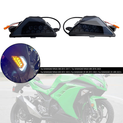 KAWASAKI NINJA 300 400 650 ZX-6R ZX-4RR 2013+ LED Front Turn Signal Light