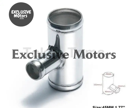 Universal Bov T-Pipe 45Mm 1.77" Outlet 25Mm Blow Off Valve T Joint Adaptor For BMW E39 5 Series 97-03 - Tokyo Tom's