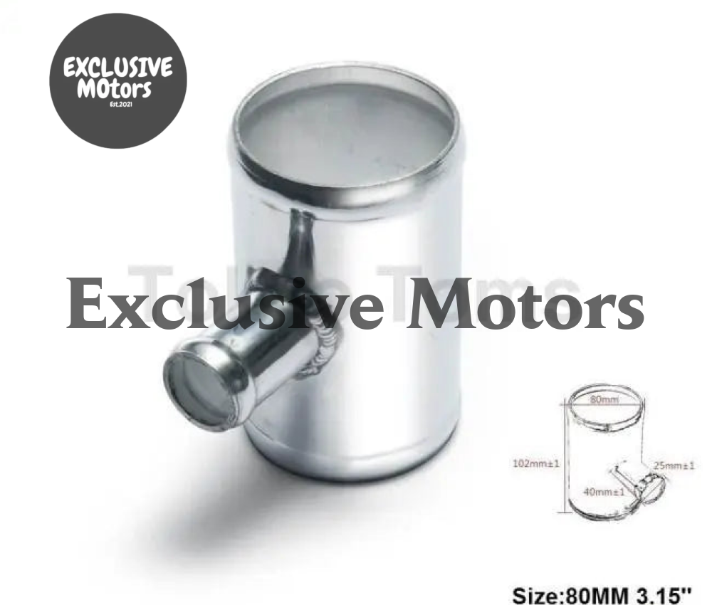 Universal Bov T-Pipe 80Mm 3.15" Outlet 25Mm Blow Off Valve T Joint Adaptor For Seat 2001-2006 - Tokyo Tom's