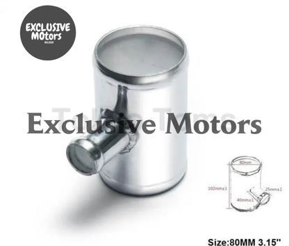 Universal Bov T-Pipe 80Mm 3.15" Outlet 25Mm Blow Off Valve T Joint Adaptor For Seat 2001-2006 - Tokyo Tom's