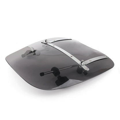 Large 19x17 Windshield Windscreen For Sportster Dyna Glide Softail Touring Generic
