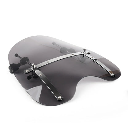 Large 19x17 Windshield Windscreen For Sportster Dyna Glide Softail Touring Generic