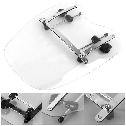 Large 19x17 Windshield Windscreen For Sportster Dyna Glide Softail Touring Generic