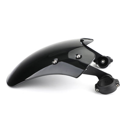 ABS Motorcycle Windscreen Windshield for Harley Dyna Softail Models Black Generic CA Market