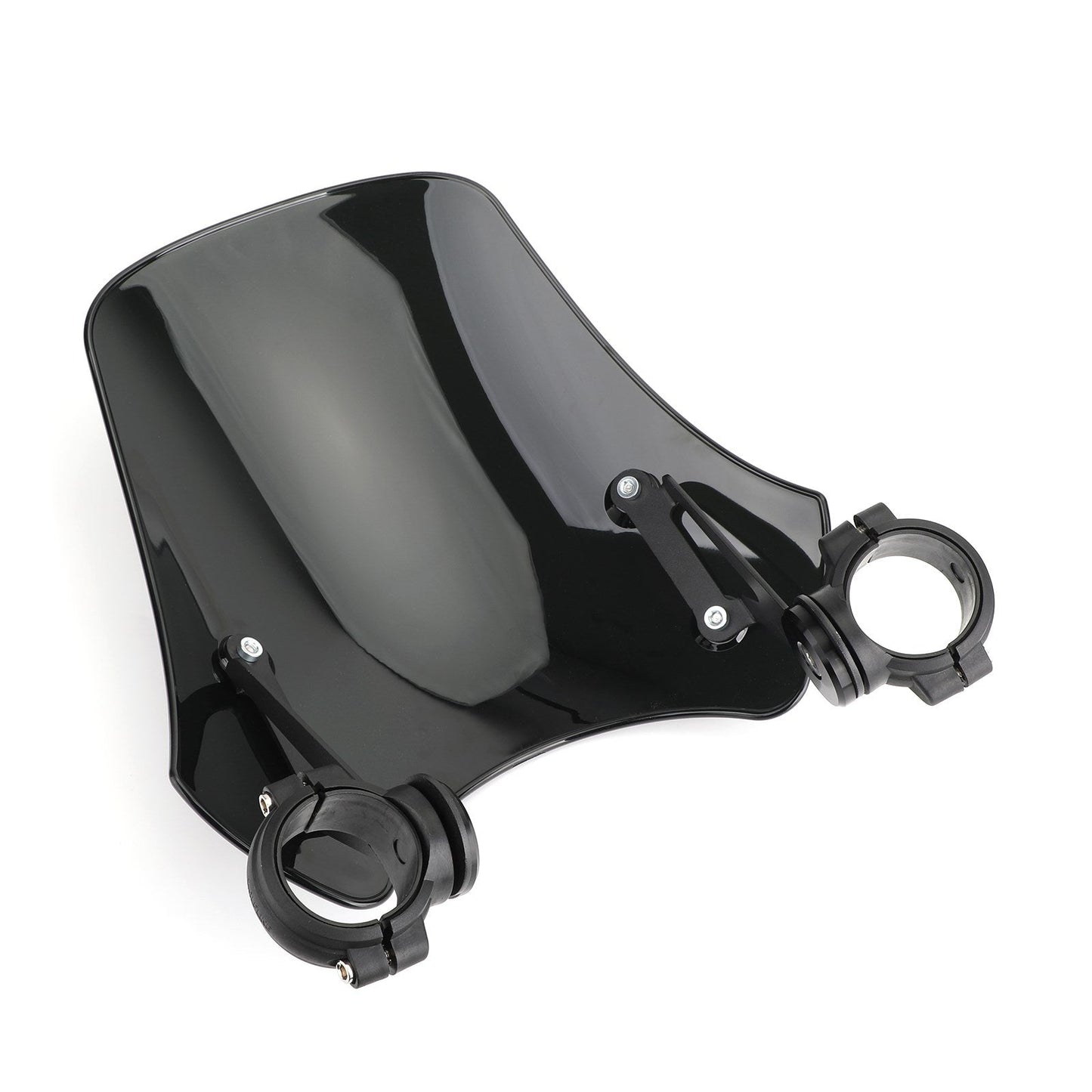 ABS Motorcycle Windscreen Windshield for Harley Dyna Softail Models Black Generic CA Market