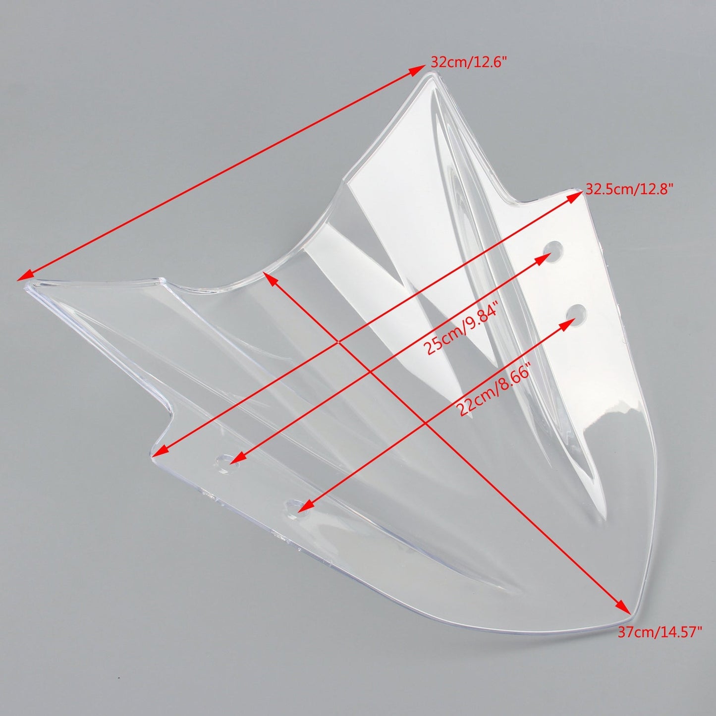 Windshield WindScreen Double Bubble For Kawasaki Ninja 300 EX300 2013-2017 Generic
