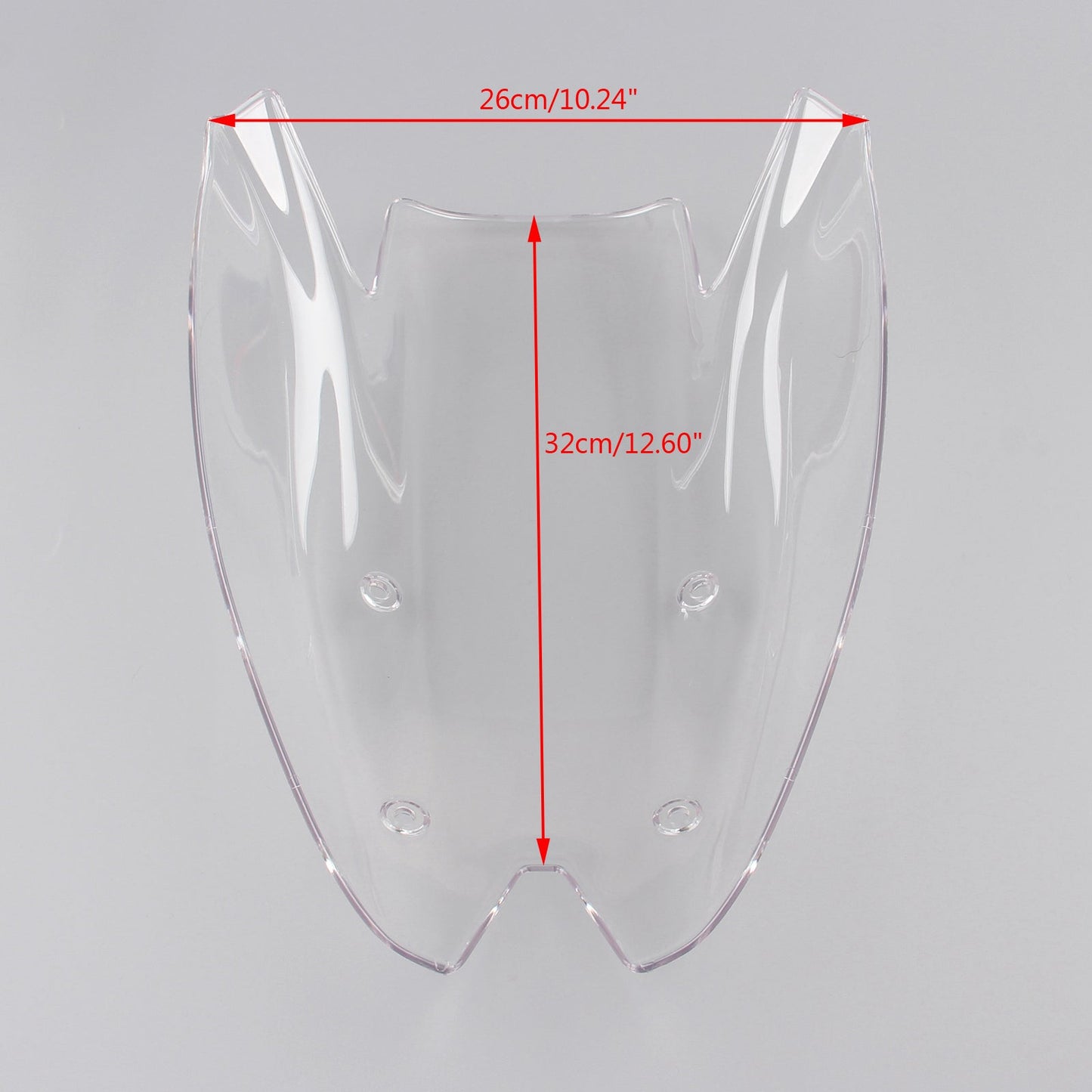 Windshield WindScreen Double Bubble For Kawasaki Z1000 (2010-2013) 5 Color Generic