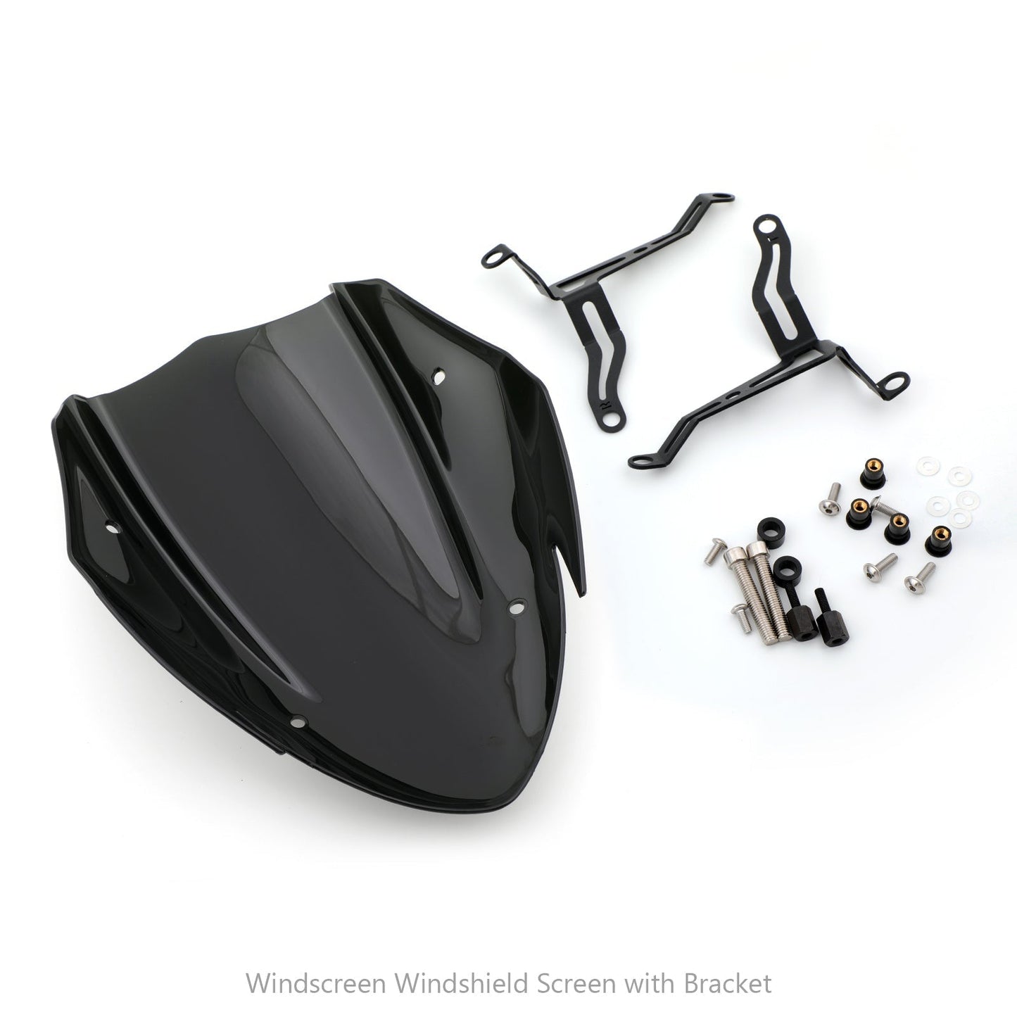 ABS Windscreen Windshield Screen with Bracket For Suzuki GSX-S 750 2017 Generic
