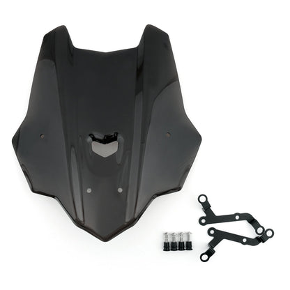 Windshield Windscreen + Bracket Double Bubble For Yamaha MT1 MT-1 216 Smoke