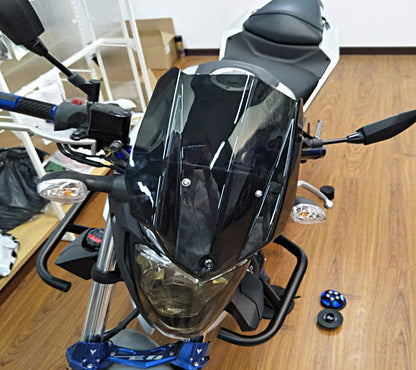 ABS Motorcycle Windshield WindScreen With Bracket For Yamaha MT-03 2016-2019 Generic