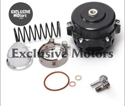Universal JDM 50Mm V Band Blow Off Valve Bov Q Typer W/ Weld On Aluminum Flange - Tokyo Tom's