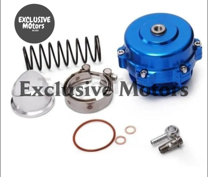 Universal JDM 50Mm V Band Blow Off Valve Bov Q Typer W/ Weld On Aluminum Flange - Tokyo Tom's