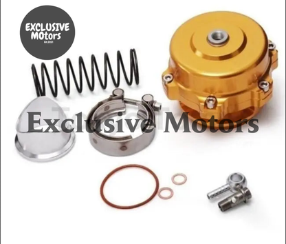 Universal JDM 50Mm V Band Blow Off Valve Bov Q Typer W/ Weld On Aluminum Flange - Tokyo Tom's