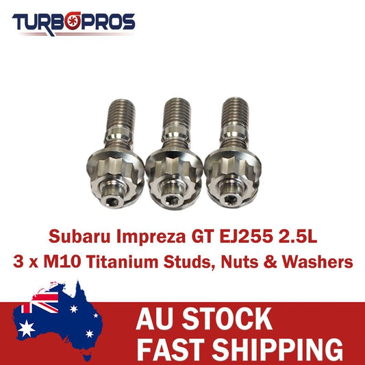 Titanium Turbo Charger Stud Kit for Subaru Impreza GT EJ255 2.5L